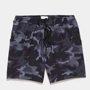 NWT Flint Park Tennis Pickleball Men's Advantage Short Lined Black Camo Pockets